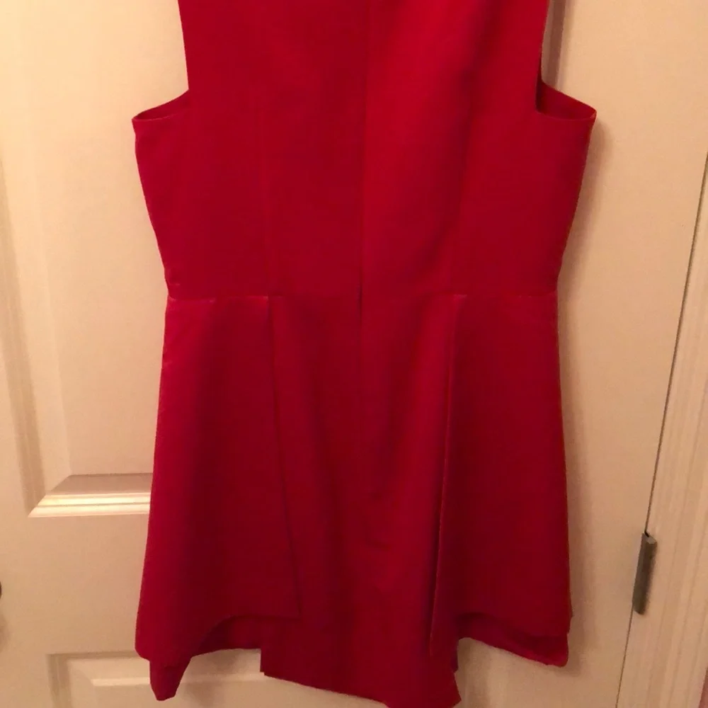 Finders Keepers Frame asymmetrical red mini dress - Picture 7 of 11